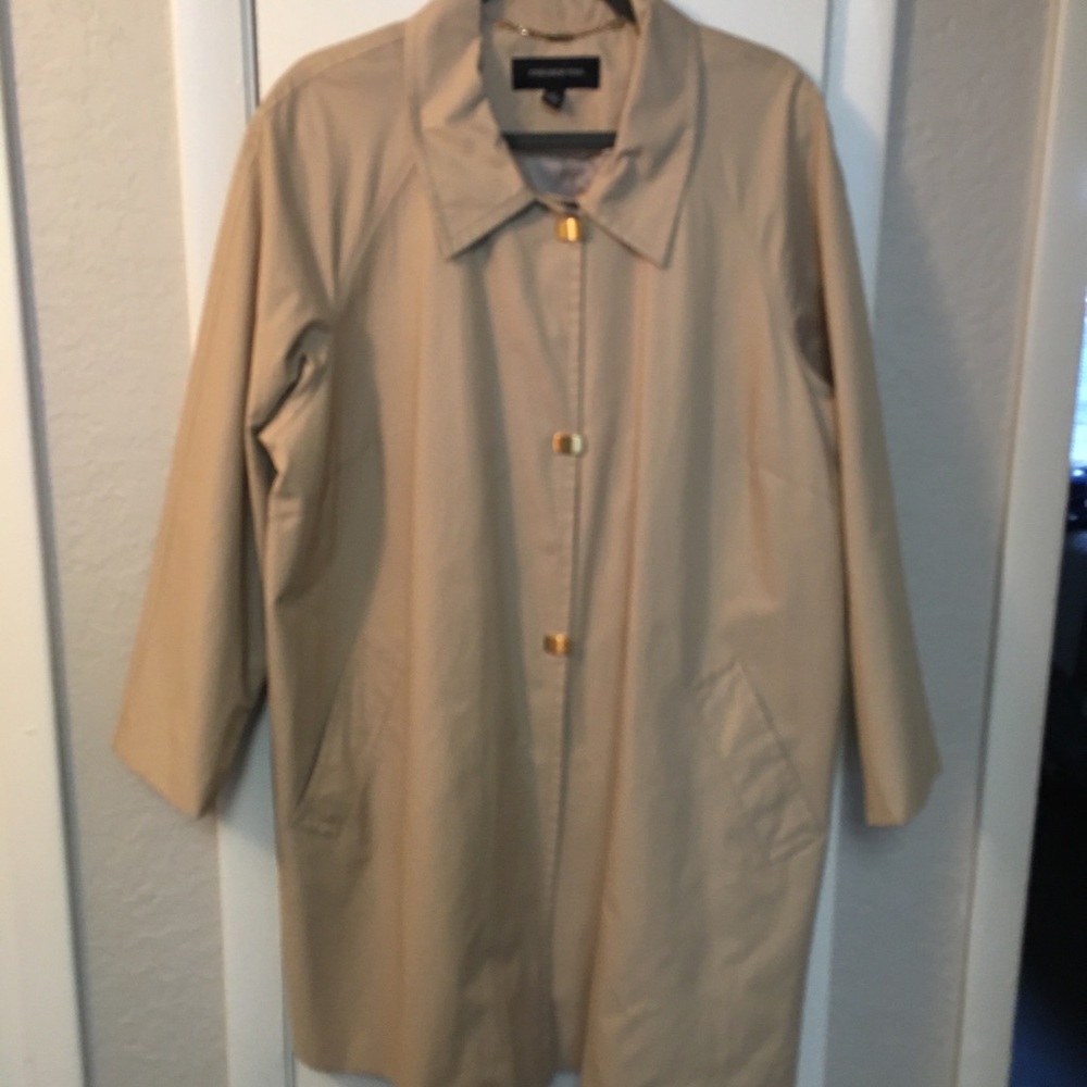 Jones of New York Trench/Rain coat sz 1x